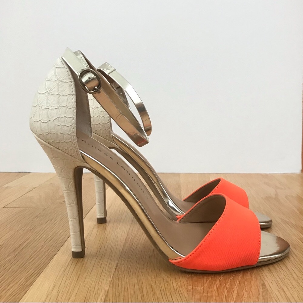 ✨NEW✨CHINESE LAUNDRY Lucky Charm Orange Heels